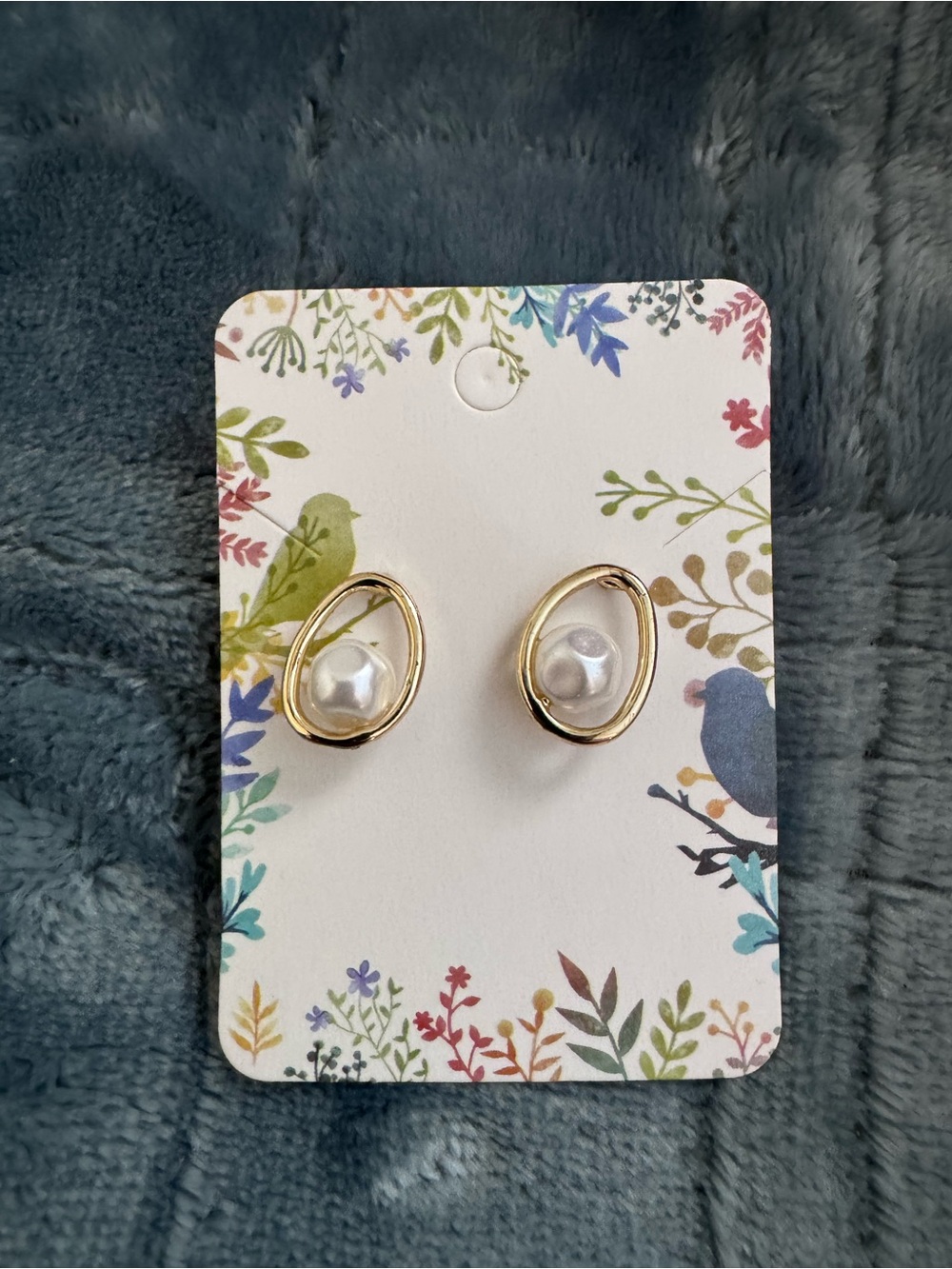 Ann Taylor Loft Gold Teardrop Pearl Stud Earrings - Women Jewelry